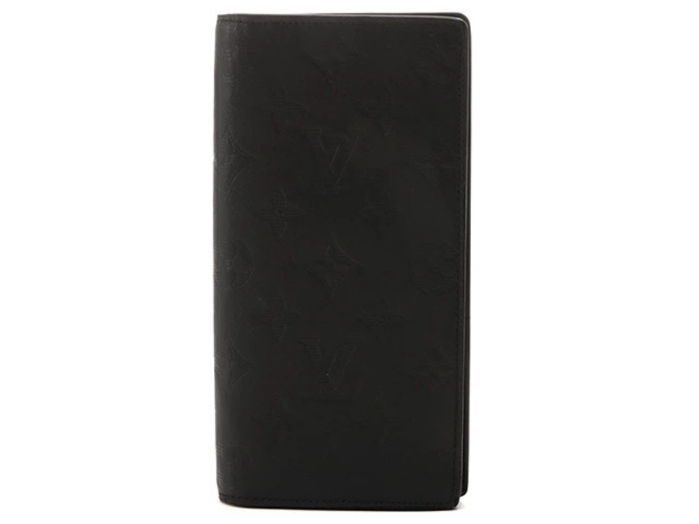 LOUIS VUITTON Portefeuille Brazza Monogram Shadow Black